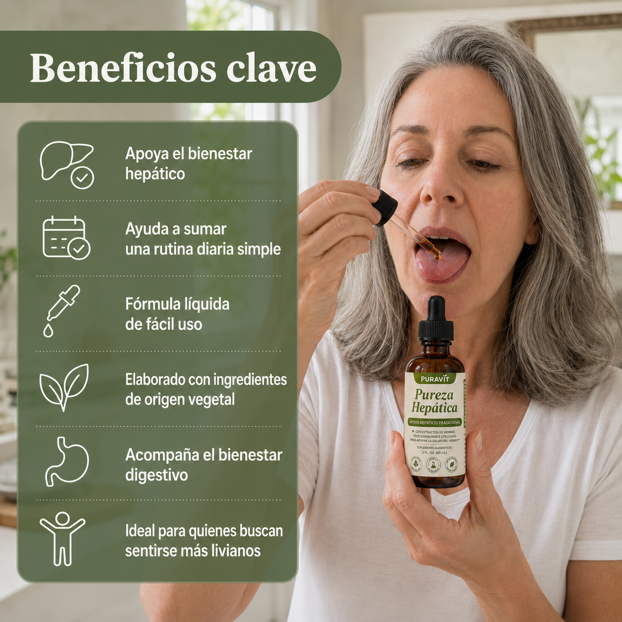 PURAVIT™ | Apoyo Hepático Natural para Sentirte Más Liviano y Equilibrado