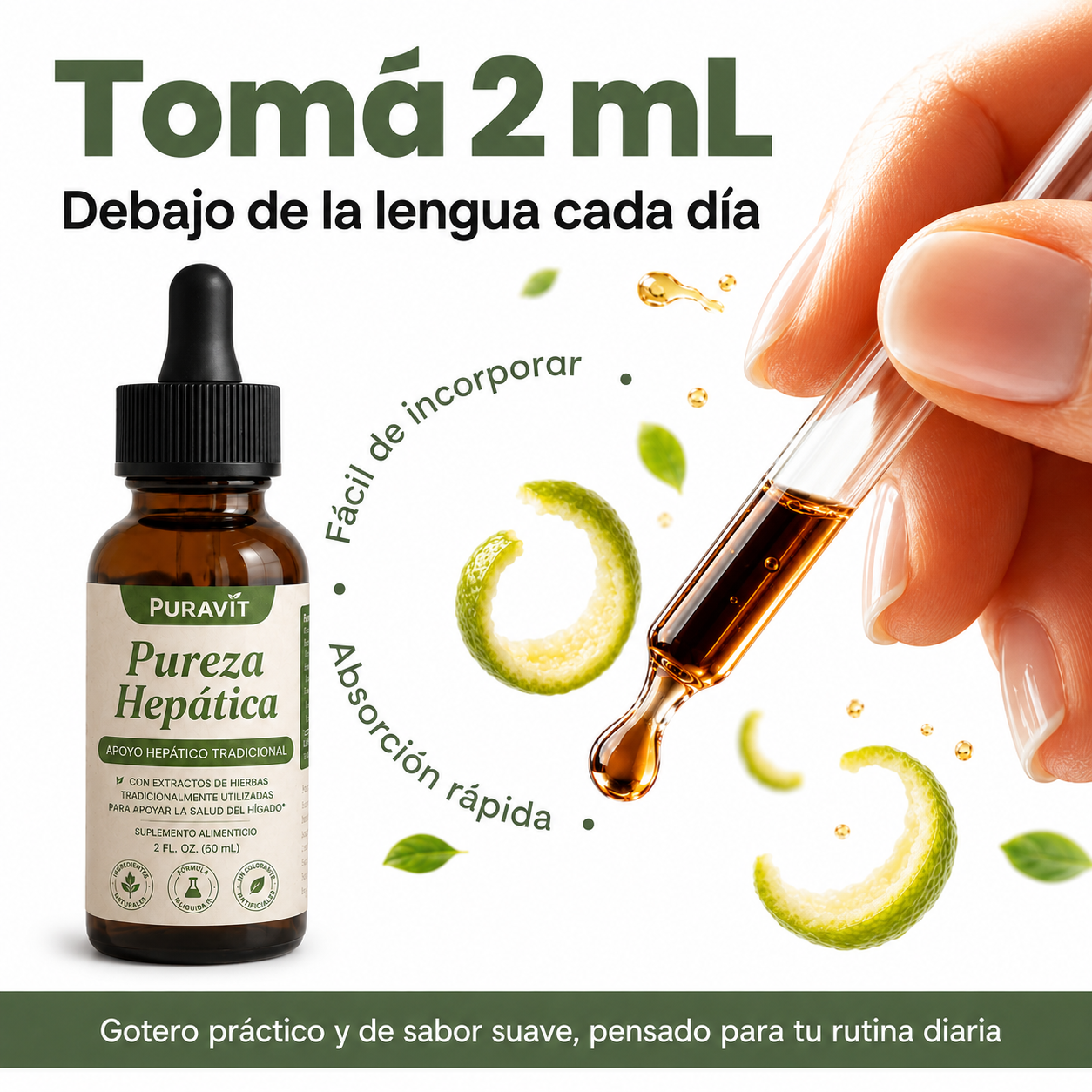 PURAVIT™ | Apoyo Hepático Natural para Sentirte Más Liviano y Equilibrado