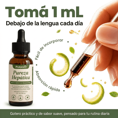 PURAVIT | Apoyo Hepático Natural para Sentirte Más Liviana y Equilibrada